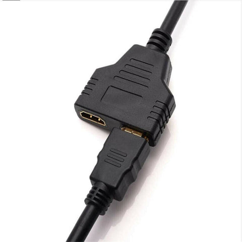 HDMI Splitter 1 IN 2 OUT Ultra HD 1080 Adapter Converter Multi Display Cable 4K