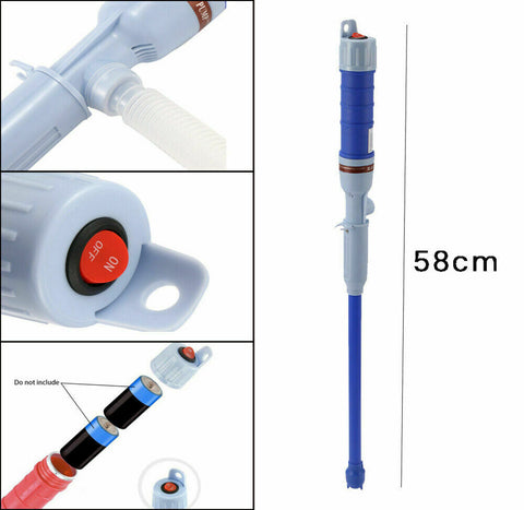 Oil Water Battery Liquid Transfer Hand Pipe Pump Fishbowl Gas Electric Siphon