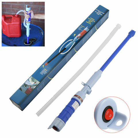 Oil Water Battery Liquid Transfer Hand Pipe Pump Fishbowl Gas Electric Siphon