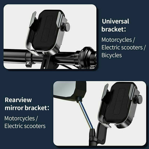 Baseus  Car FM Transmitter Handlebar Mount 360° Rotation for Motorcycle Bicycle Bike