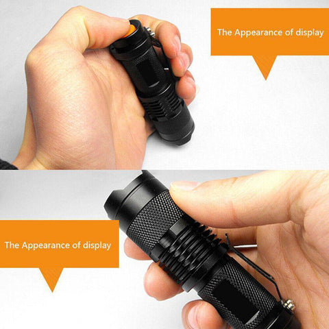 UV Ultra Violet LED Flashlight Blacklight Light 395 nM Inspection Lamp Torch