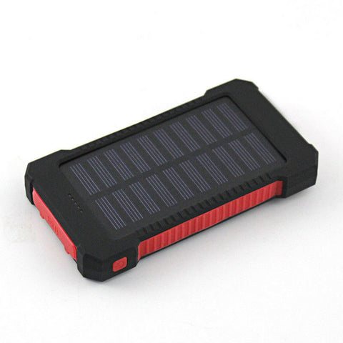 50000mah Solar Power Bank Portable External Battery Dual USB Phone Charger