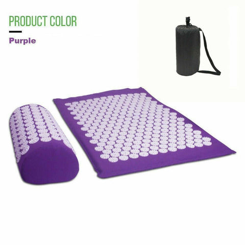 Massage Acupressure Mat Yoga Sit Lying Mats Pain Stress Soreness Relax