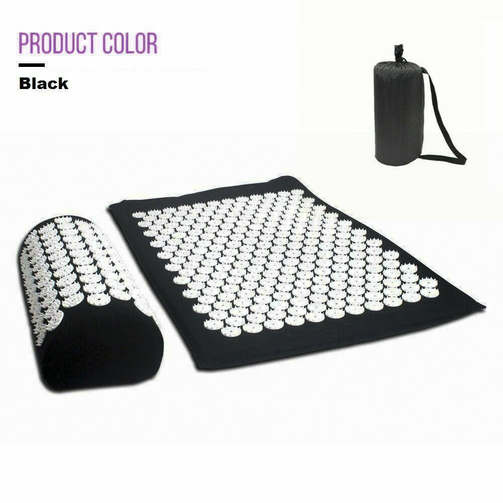 Massage Acupressure Mat Yoga Sit Lying Mats Pain Stress Soreness Relax