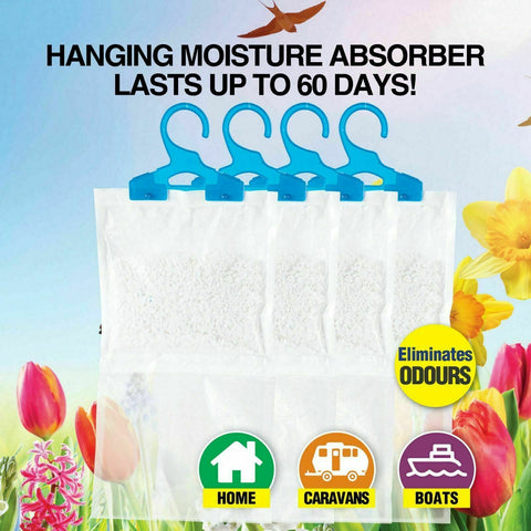 1 Pack Moisture Absorbent Dehumidifier Bag Hanging Damp Storage Household Bag