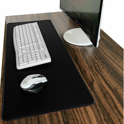 Anti-slip Ergonomic Gaming Mouse Pad Desk Mat Rubber Speed Mousepad Black