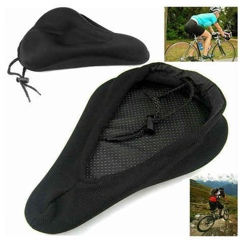 3D Bike EXTRA Comfort Soft Gel Pad Comfy Cushion Saddle Seat Cover Bicycle Cycle