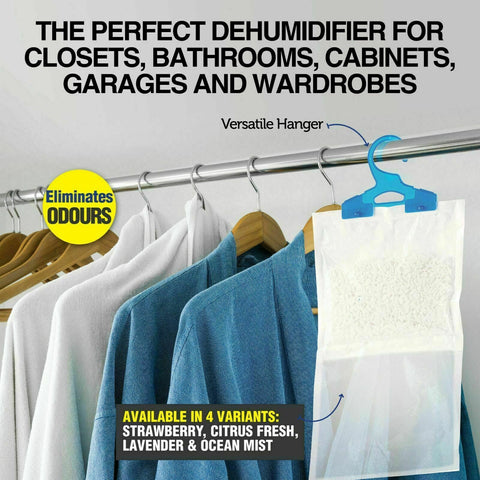 1 Pack Moisture Absorbent Dehumidifier Bag Hanging Damp Storage Household Bag