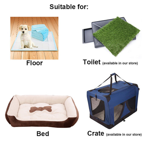 Pet Toilet Training Pads 200/400X Puppy Dog Cat Indoor 60x60cm Super Absorben AU