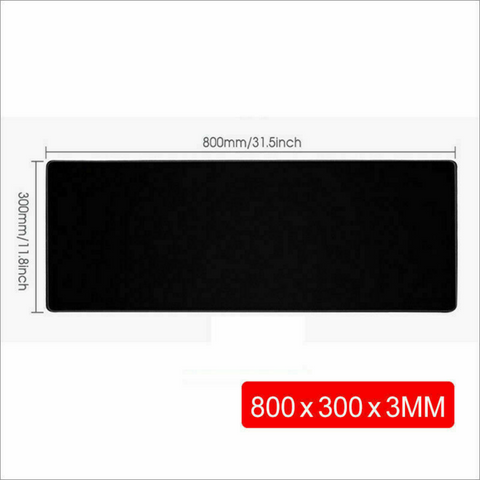 Anti-slip Ergonomic Gaming Mouse Pad Desk Mat Rubber Speed Mousepad Black