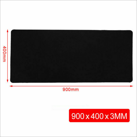 Anti-slip Ergonomic Gaming Mouse Pad Desk Mat Rubber Speed Mousepad Black