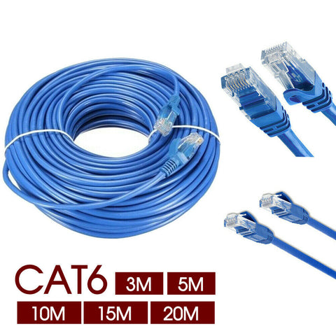 Ethernet Network Lan Cable CAT6 1000Mbps 3m 5m 10m 15m 20m