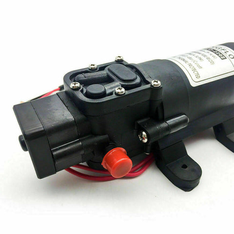 12V 4.3Lpm Self-Priming Water Pump High Pressure Caravan Camper Boat Marine