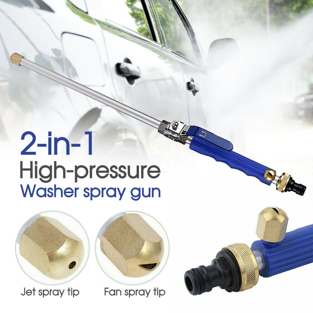 Hydro Jet High Pressure Power Washer Water Spray Gun Nozzle Wand Cleaner New