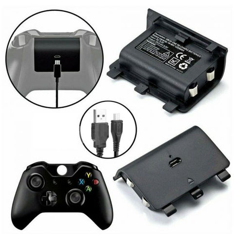 2400mAh Rechargeable Battery Pack With USB Cable For XBOX ONE Controller Wireless