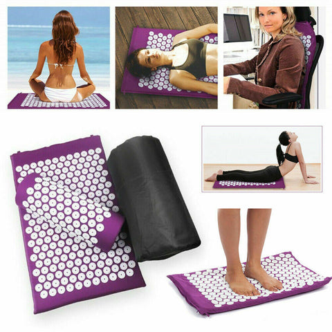 Massage Acupressure Mat Yoga Sit Lying Mats Pain Stress Soreness Relax