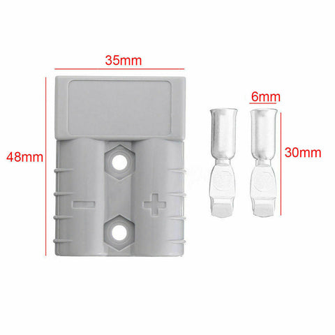 Anderson Style Plug Connectors Exterior DC Solar Caravan Power 12-24V 50AMP