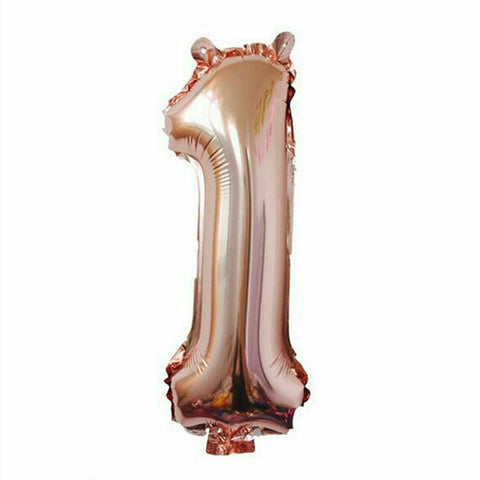 100cm Rose Gold Foil Balloon Number Helium Jumbo Balloons Wedding Party Birthday