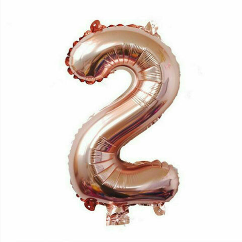 100cm Rose Gold Foil Balloon Number Helium Jumbo Balloons Wedding Party Birthday