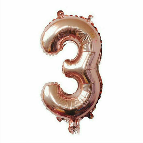 100cm Rose Gold Foil Balloon Number Helium Jumbo Balloons Wedding Party Birthday