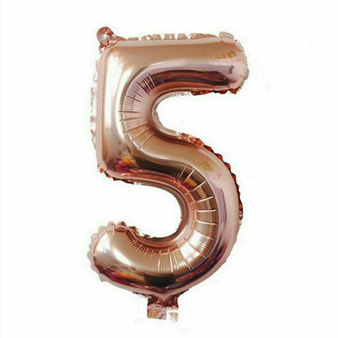 100cm Rose Gold Foil Balloon Number Helium Jumbo Balloons Wedding Party Birthday