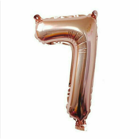 100cm Rose Gold Foil Balloon Number Helium Jumbo Balloons Wedding Party Birthday