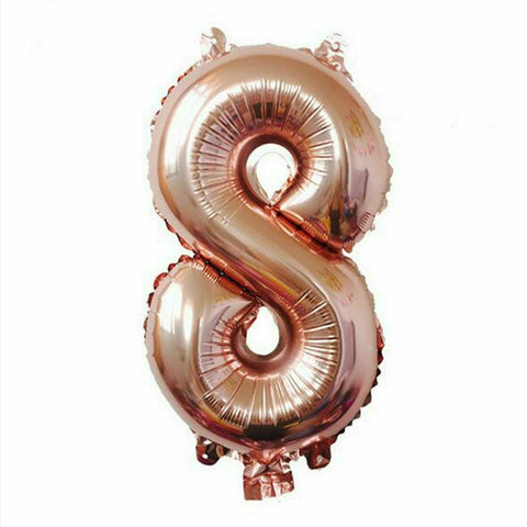 100cm Rose Gold Foil Balloon Number Helium Jumbo Balloons Wedding Party Birthday