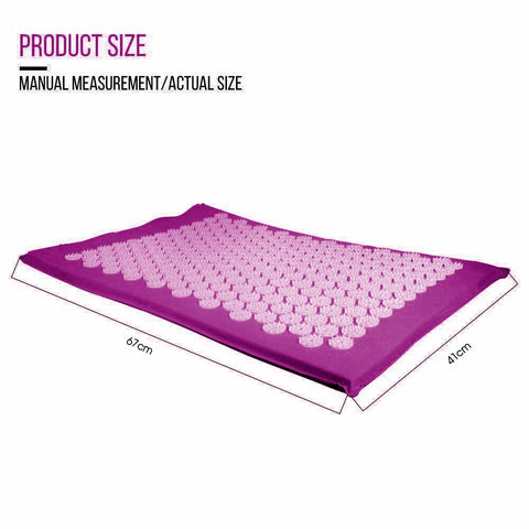 Massage Acupressure Mat Yoga Sit Lying Mats Pain Stress Soreness Relax