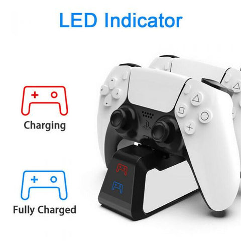 PS5 Controller Fast Charger Dual Charging Dock Station For Play Station 5