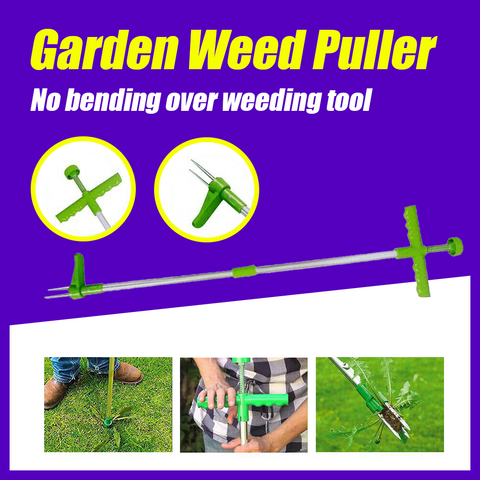 Weed Puller Weeder Twister Twist Pull Garden Lawn Root Killer Remover Tool