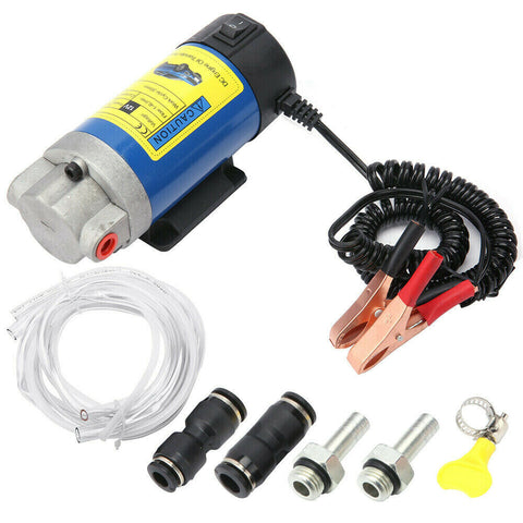 100W Car Engine Oil Transfer Extractor Pump Fluid Diesel Electric Siphon DC 12V