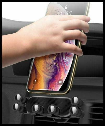 Gravity Car Phone Holder Air Vent Mount 360° Stand Cradle GPS For Mobile Phone