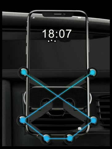 Gravity Car Phone Holder Air Vent Mount 360° Stand Cradle GPS For Mobile Phone