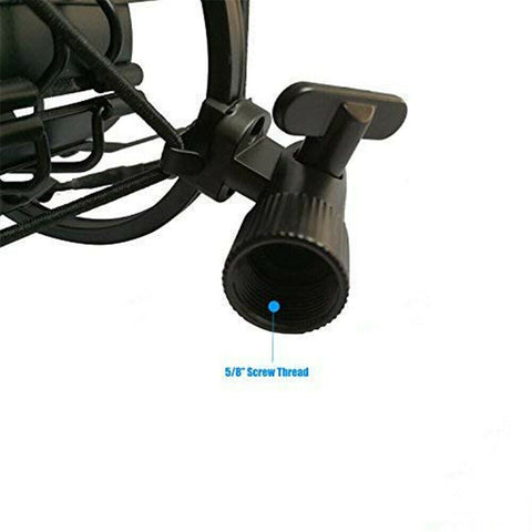 Universal Mic Suspension Anti-Shock Mount 43-46mm Microphone Holder Clip Stand