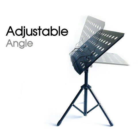 Adjustable Music Stage Stand Heavy Duty Metal Music Sheet Conductor Folding