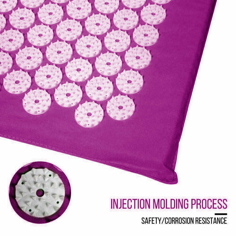 Massage Acupressure Mat Yoga Sit Lying Mats Pain Stress Soreness Relax