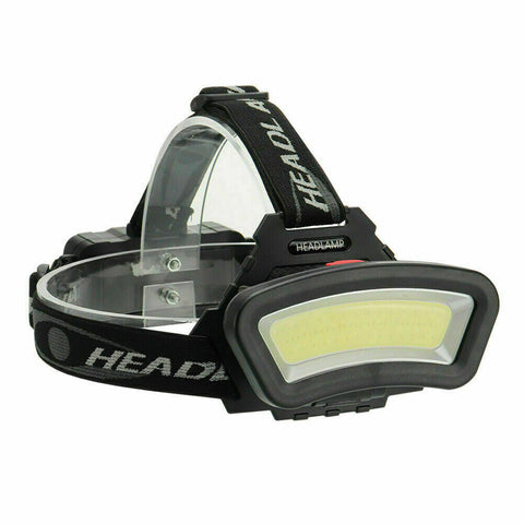 1/2X 1000000LM COB+LED Headlamp Headlight Torch USB Rechargeable Flashlight Work