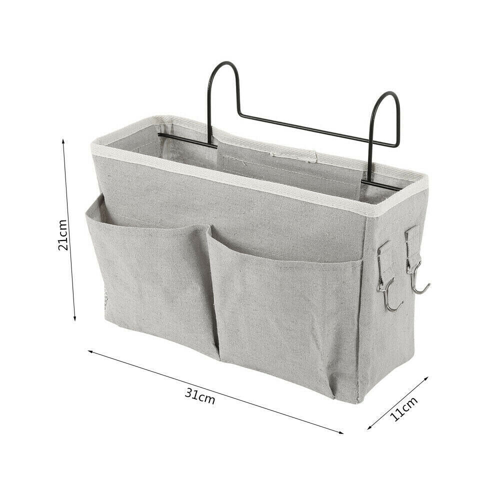 Bedside Caddy Hanging Storage Bed Holder Couch Organizer Container Bag ...