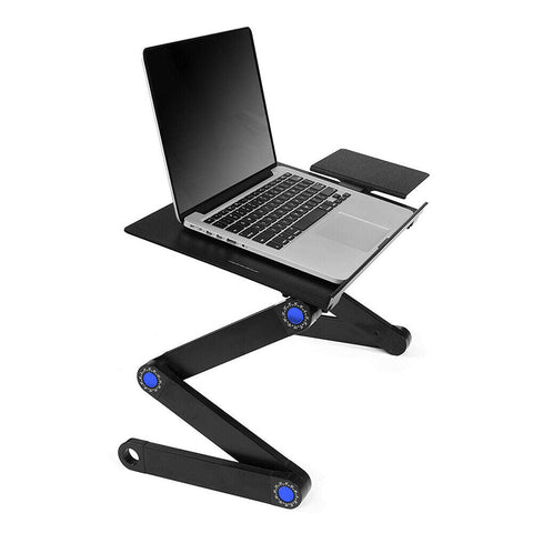 Portable Foldable Laptop Stand Desk Table Tray Adjustable Sofa Bed Mouse Pad