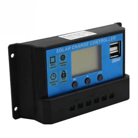 30A LCD Display PWN Solar Panel Regulator