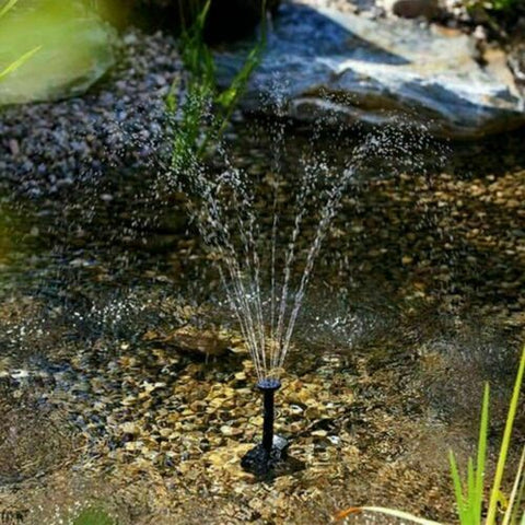 1.5W 2W Solar Powered Water Fountain Pump Bird Bath Pond Pool Garden