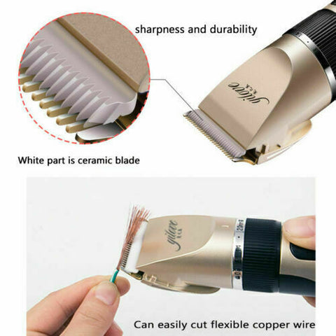 Professional Hair Clippers Men cordless hair trimmers washable Beard Trimmer 9Pc