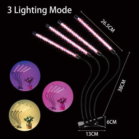 4 Heads Plan Grow LED Light