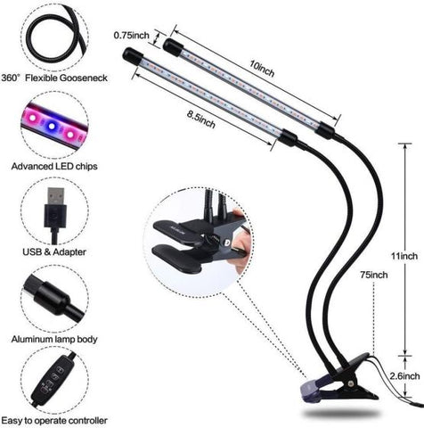 4 Heads Plan Grow LED Light