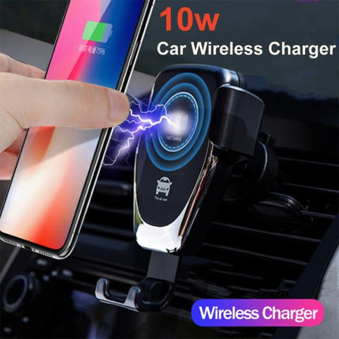 10W Car Phone Holder Wireless Charger