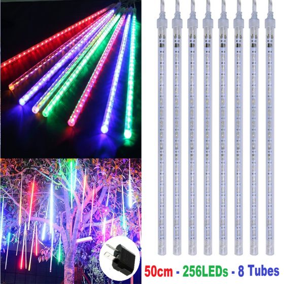 50cm LED Shower Rain Falling String Lights