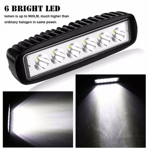 18W Car LED light bar