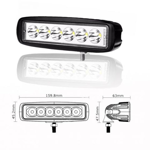 18W Car LED light bar