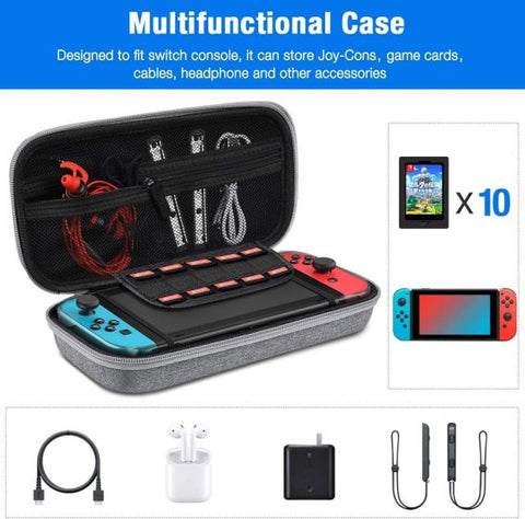 Storage Bag Travel Carry Case Protective Bag for Nintendo Switch Console & Accessories