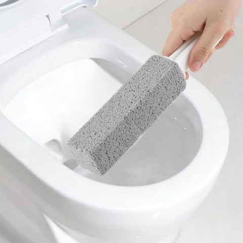 2PCS Premium Toilet Bowl Cleaning Stone with Handle, Pumice Stone Toilet Bowl Cleaner, Easy to Remove Unsightly Toilet Rings, Tile, Toilets, Sinks, Bathroom, Bathtubs, Hardwater, Lime, Rust